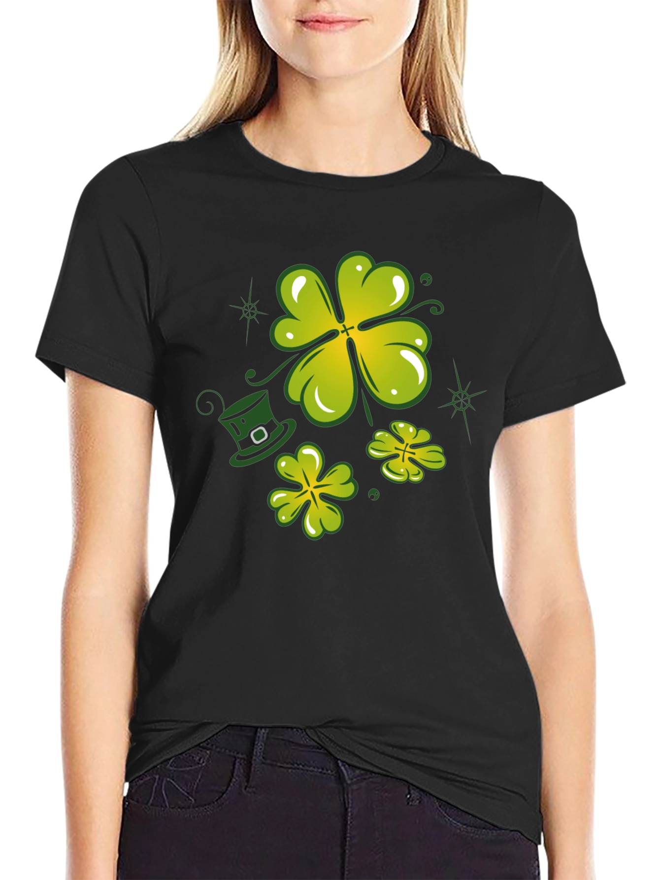 Lucky Clover Graphic Tee - St. Patricks Day Shirt