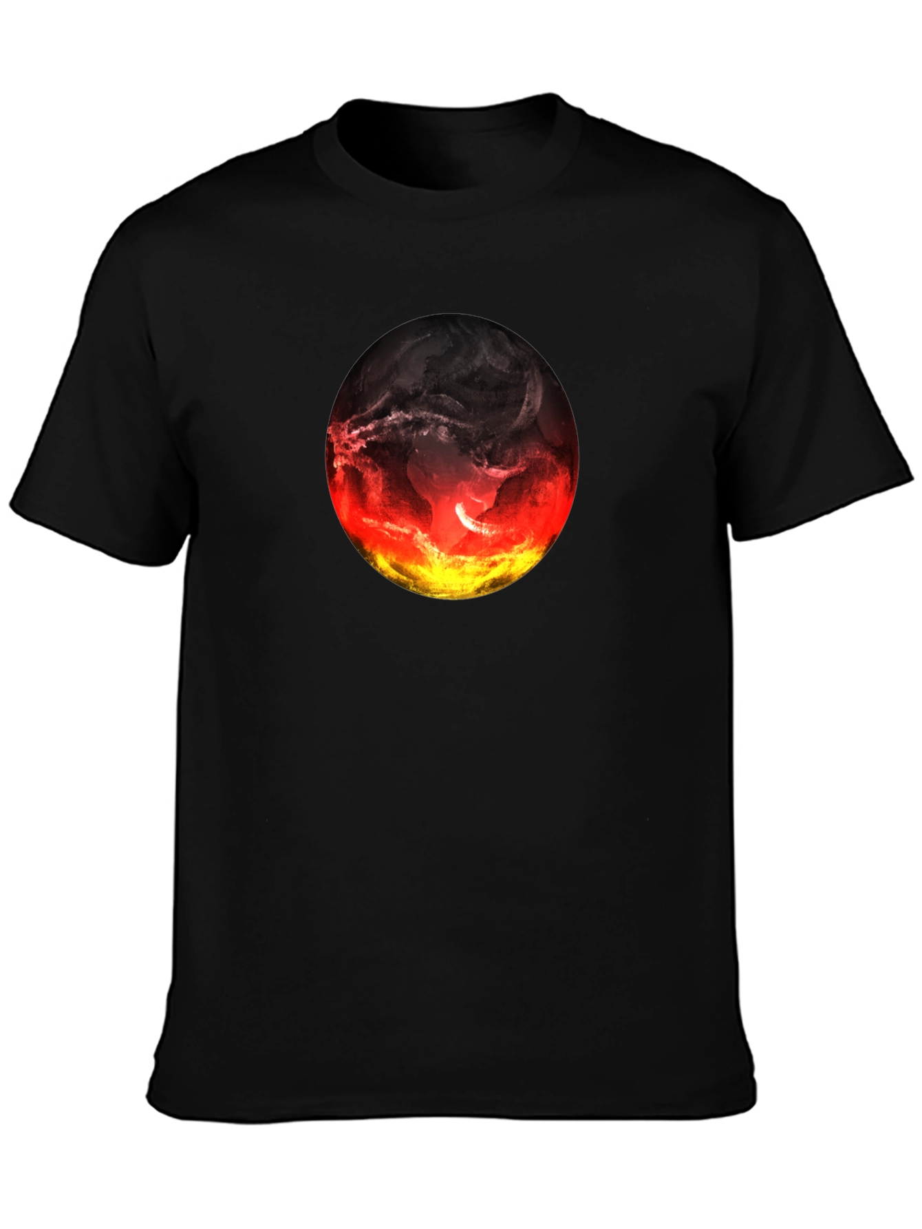 Fiery World Graphic Tee - Bold Statement Shirt