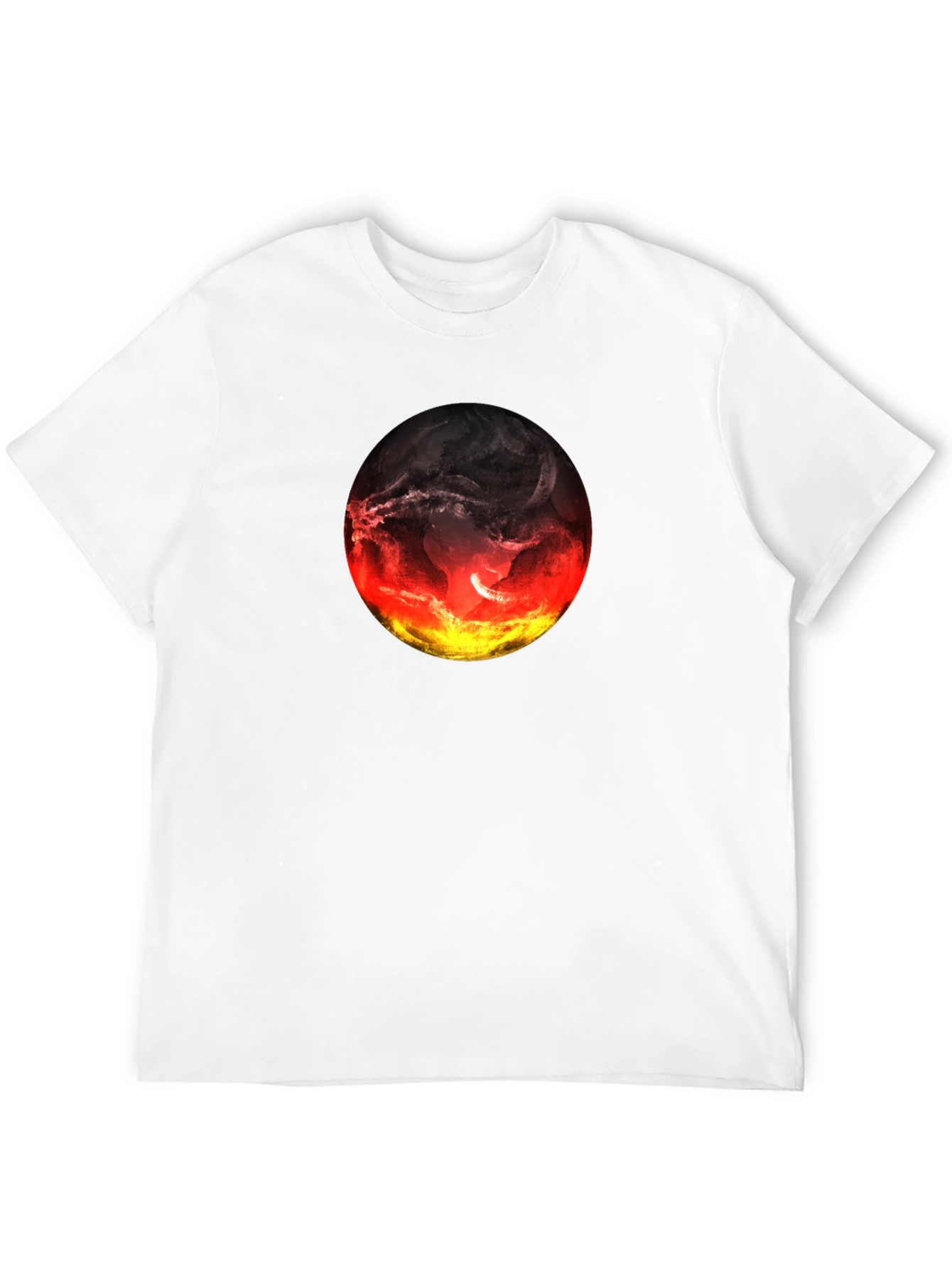 Fiery World Graphic Tee - Bold Statement Shirt