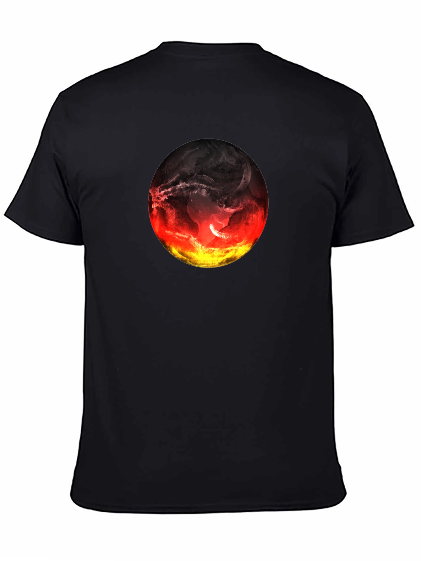 Fiery World Graphic Tee - Bold Statement Shirt