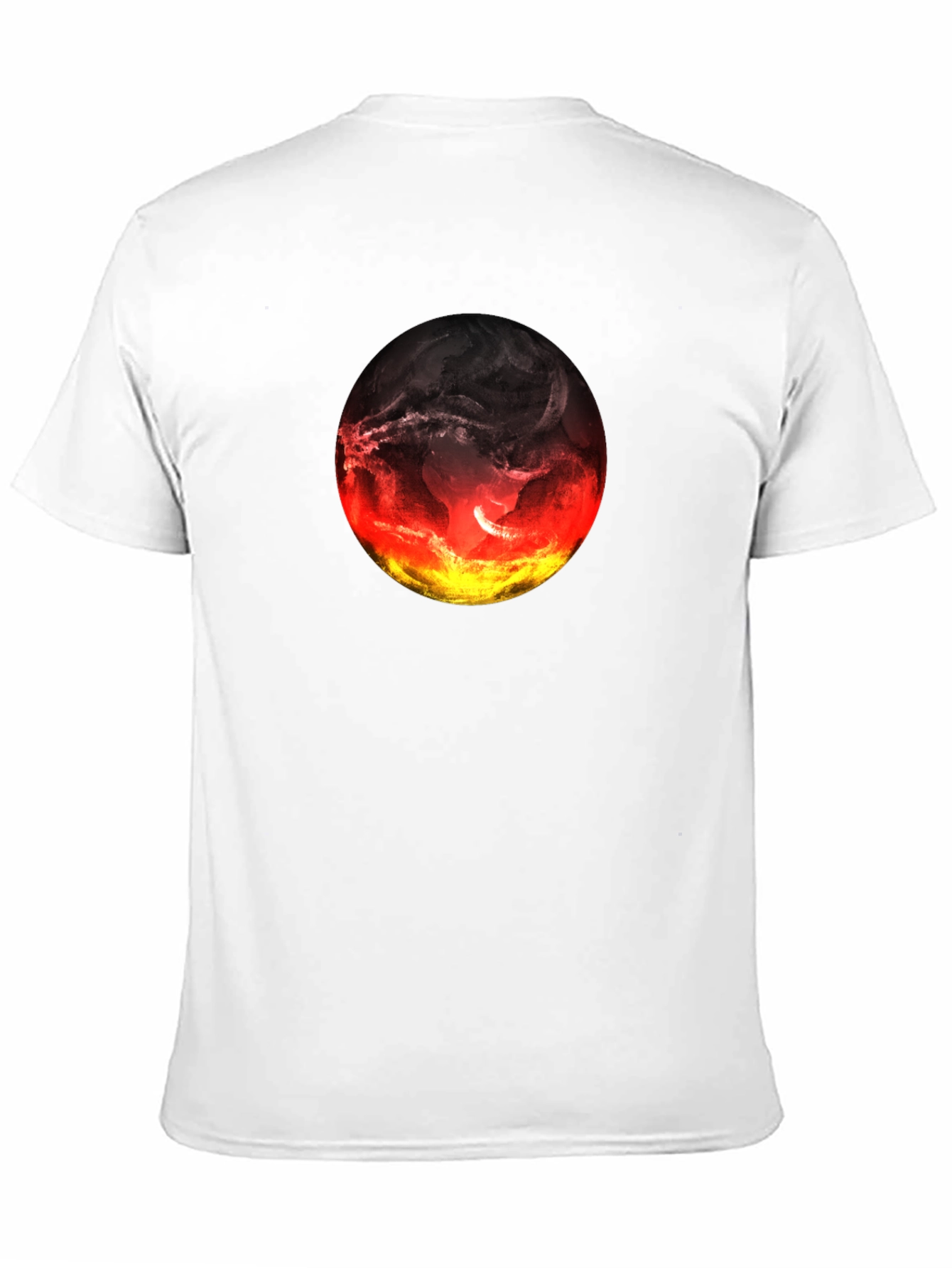 Fiery World Graphic Tee - Bold Statement Shirt