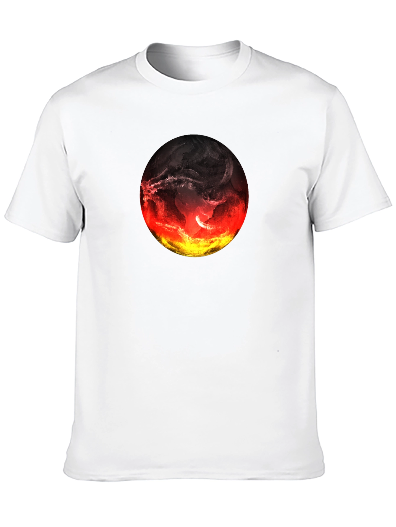 Fiery World Graphic Tee - Bold Statement Shirt